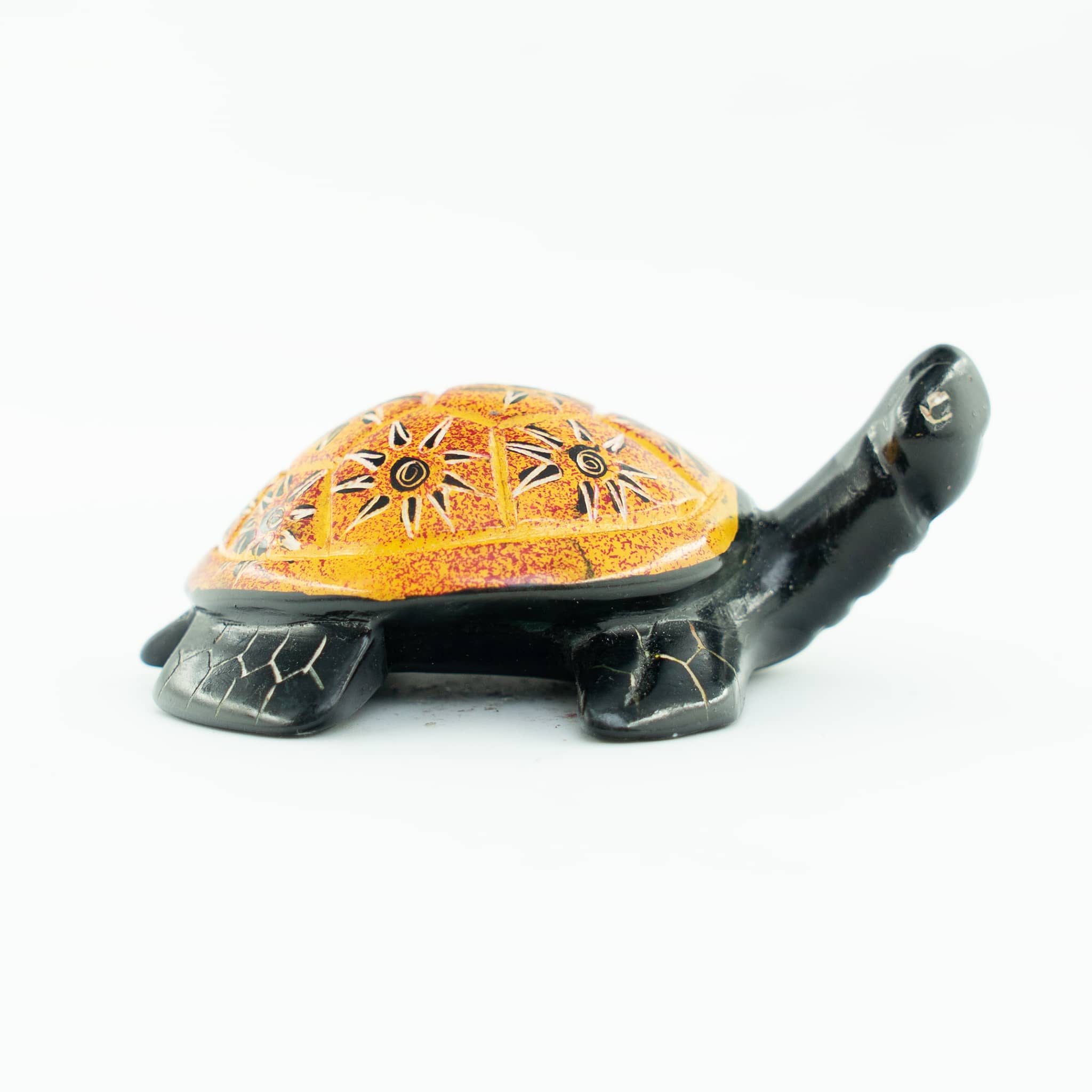 Hand Carved Turtle Figurine Soapstone Sculpture