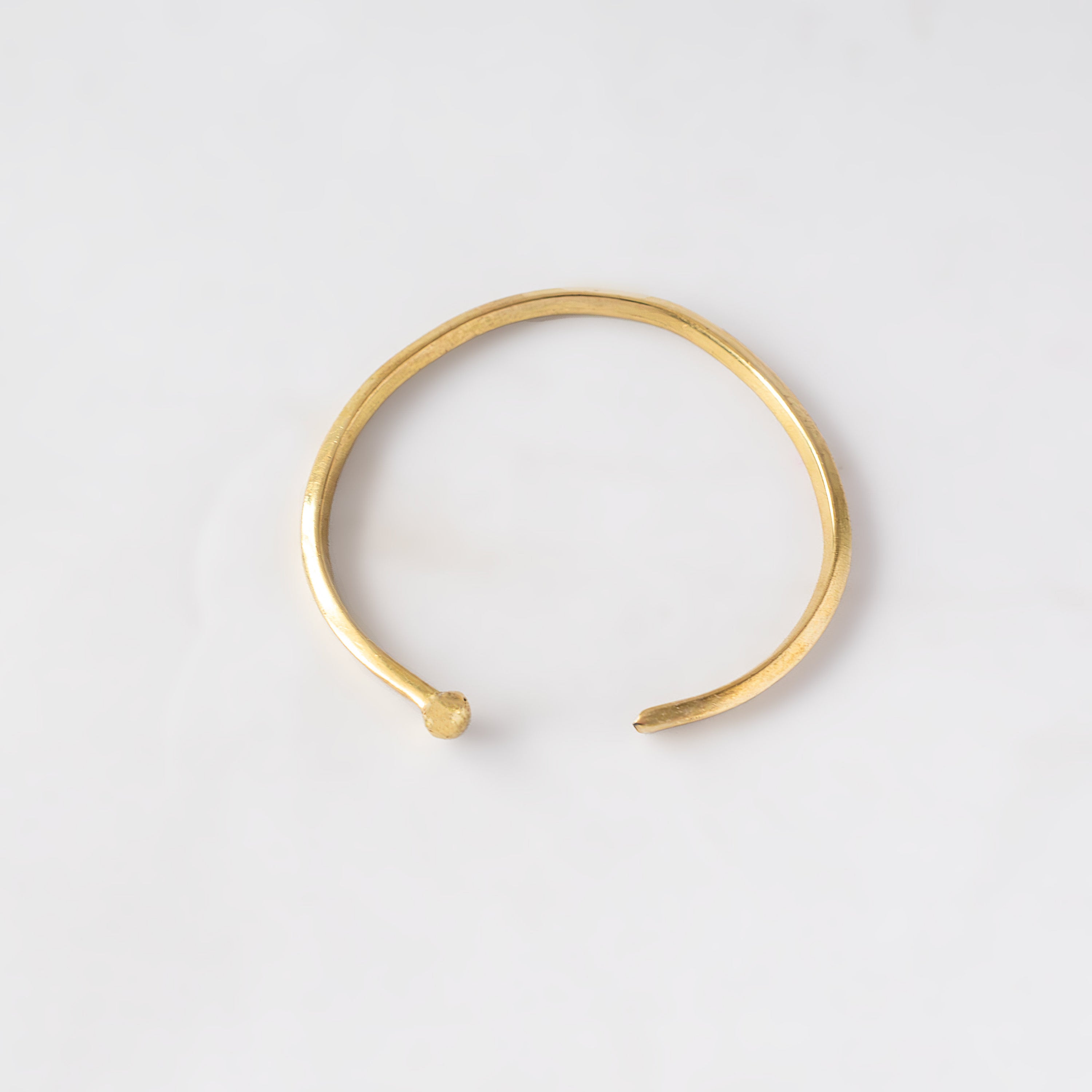 Bent Nail Brass Cuff Bracelet | Doa Ecodunia