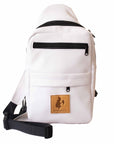 Vegan Leather Umoja Sling Bag - White