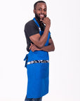 Jikoni Full Apron- Zilly Blue