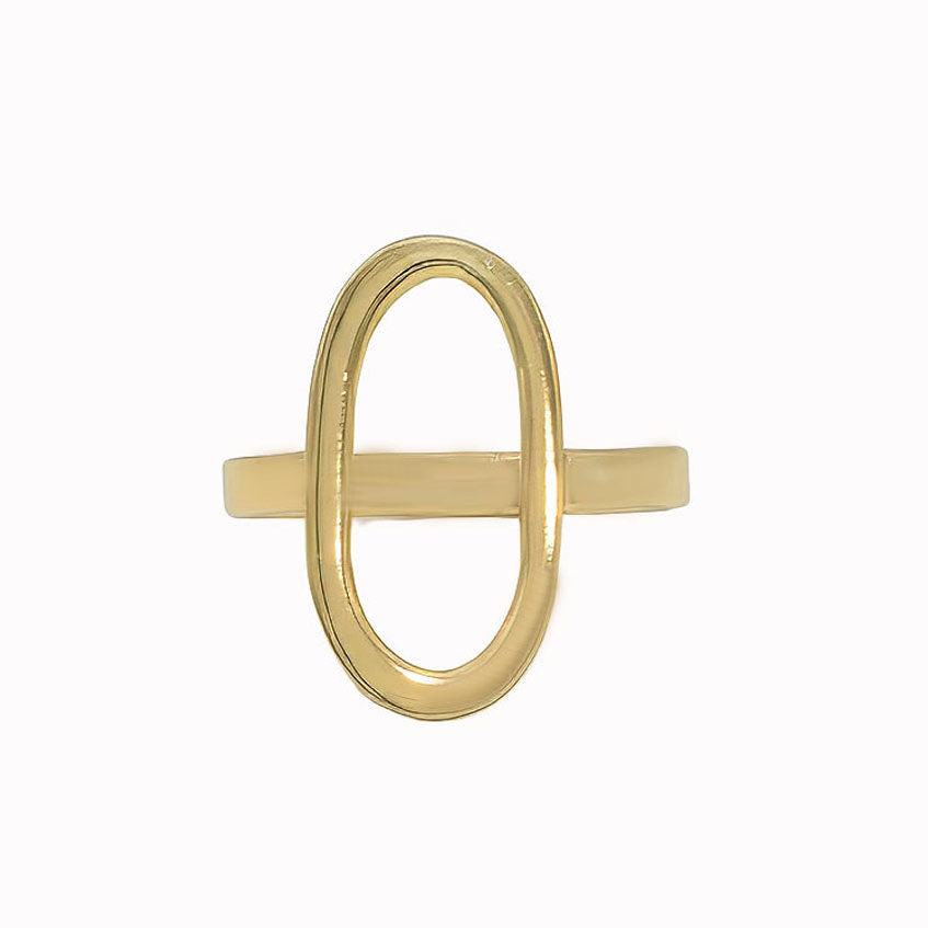 Oval Loop Brass Ring | Waya - EcoDunia