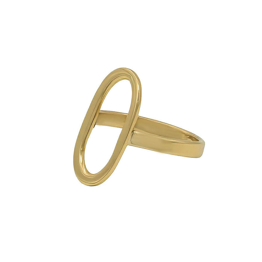 Oval Loop Brass Ring | Waya - EcoDunia