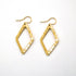 Wazi Hammered Geometric Dangle Earrings