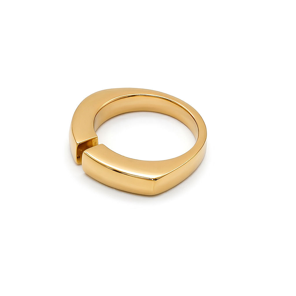 Wema Adjustable Minimalist Geometric Band Ring
