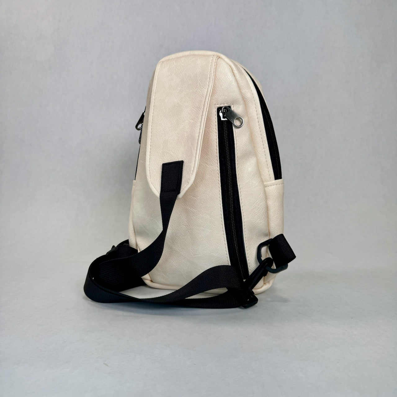 Vegan Leather Buru Sling Bag - White