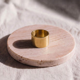 Brass Wide Band Solid Ring | Rahisi Ecodunia