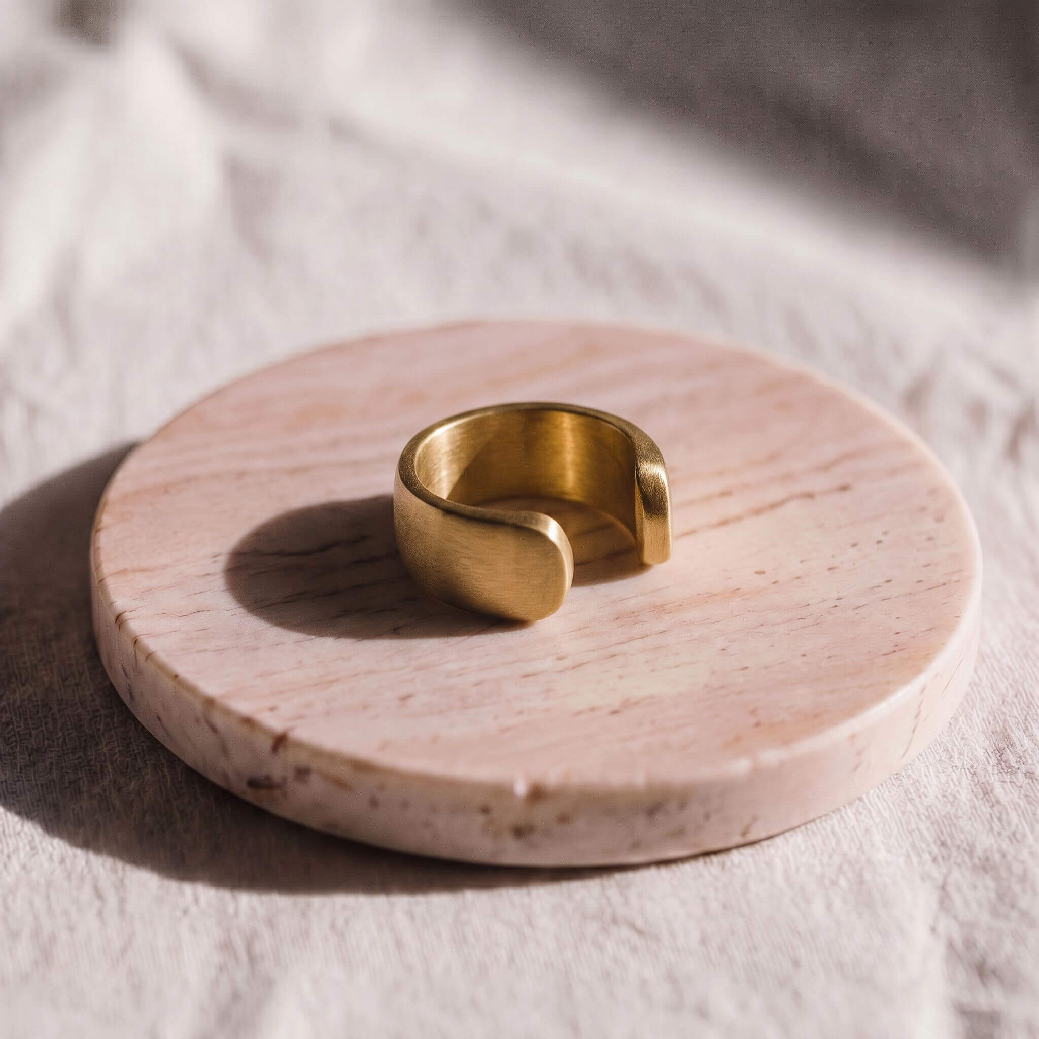 Wide Open Band Cuff Ring | Sia Ecdunia