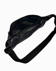 Vegan Leather Fanny Pack-  Black