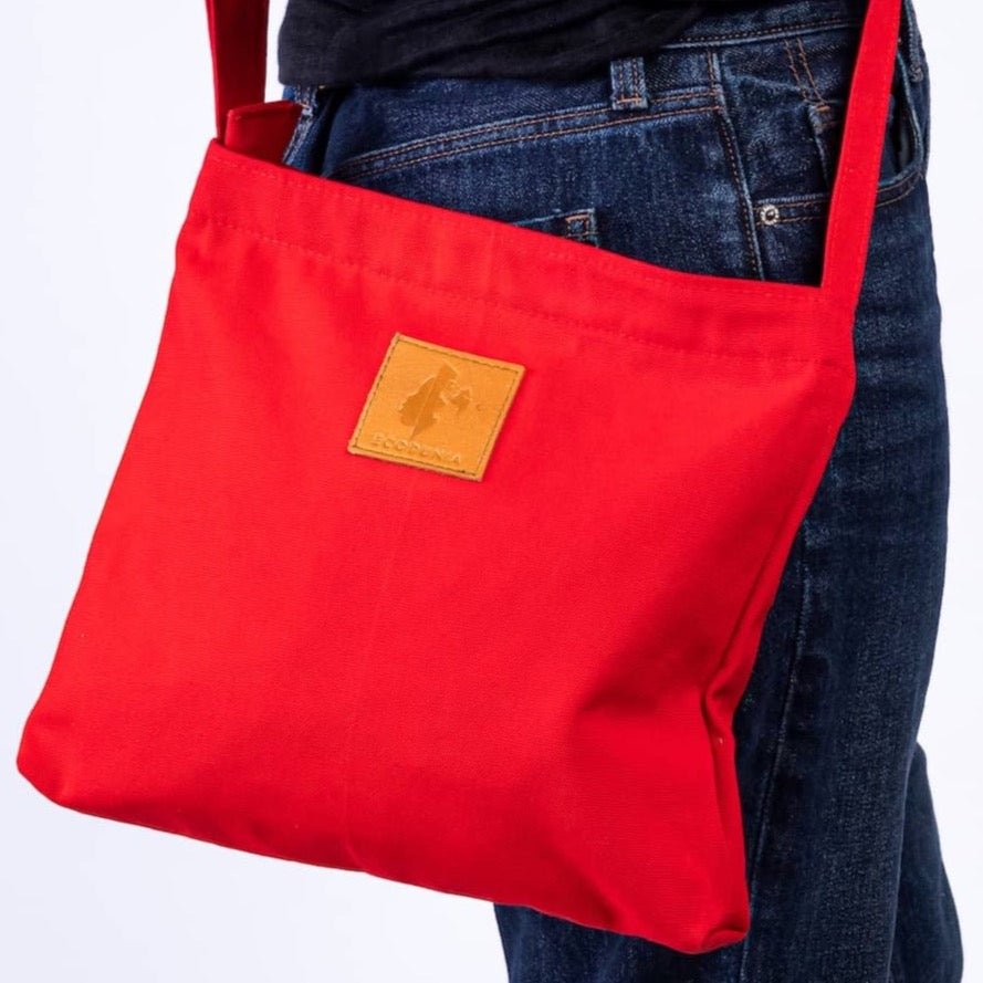 The Mini Amani Crossbody Bag - Red