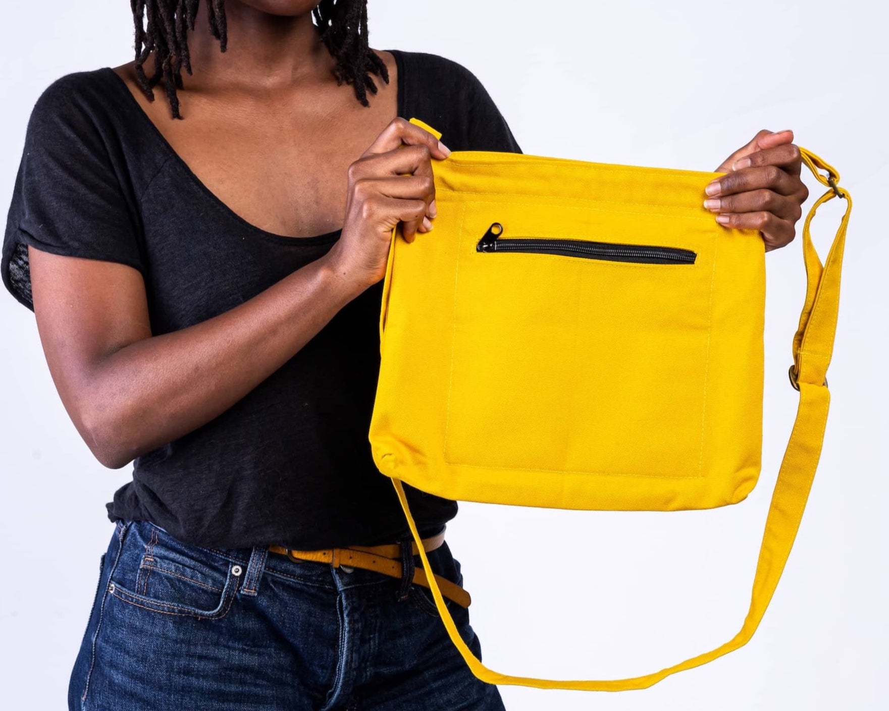 Canvas Mini Crossbody Bag for Men &amp; Women | Amani  