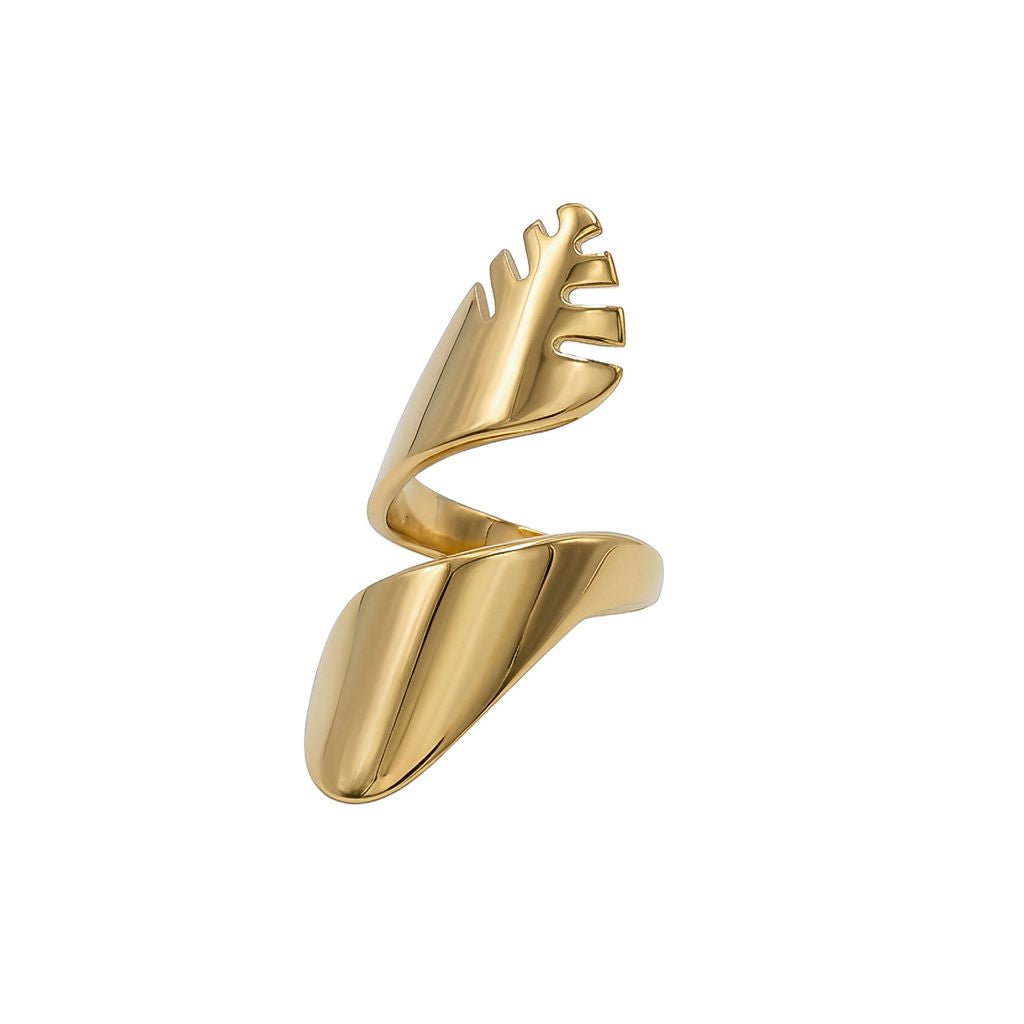Wrap Statement Brass Ring | Lengo - EcoDunia