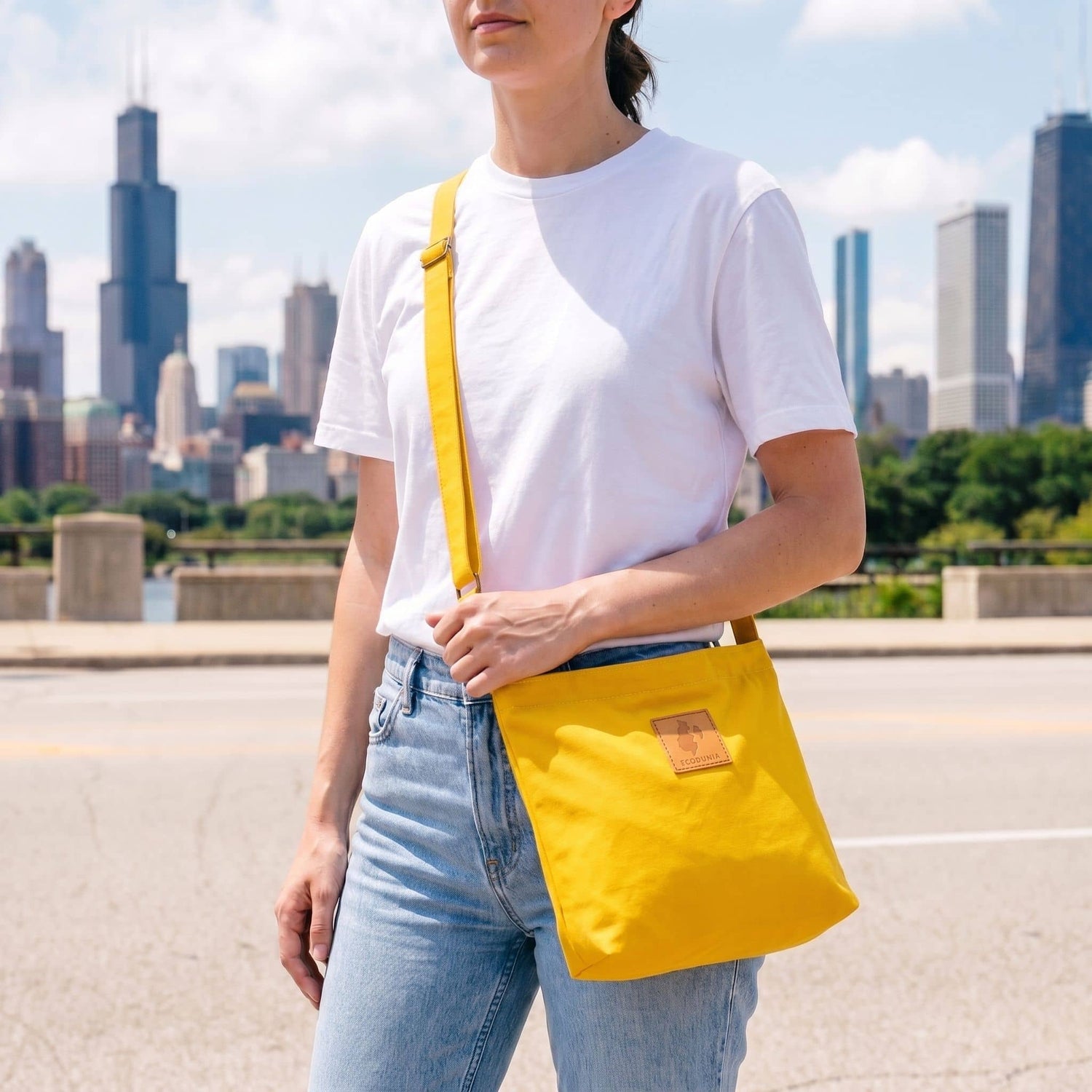 Canvas Mini Crossbody Bag for Men &amp; Women | Amani 
