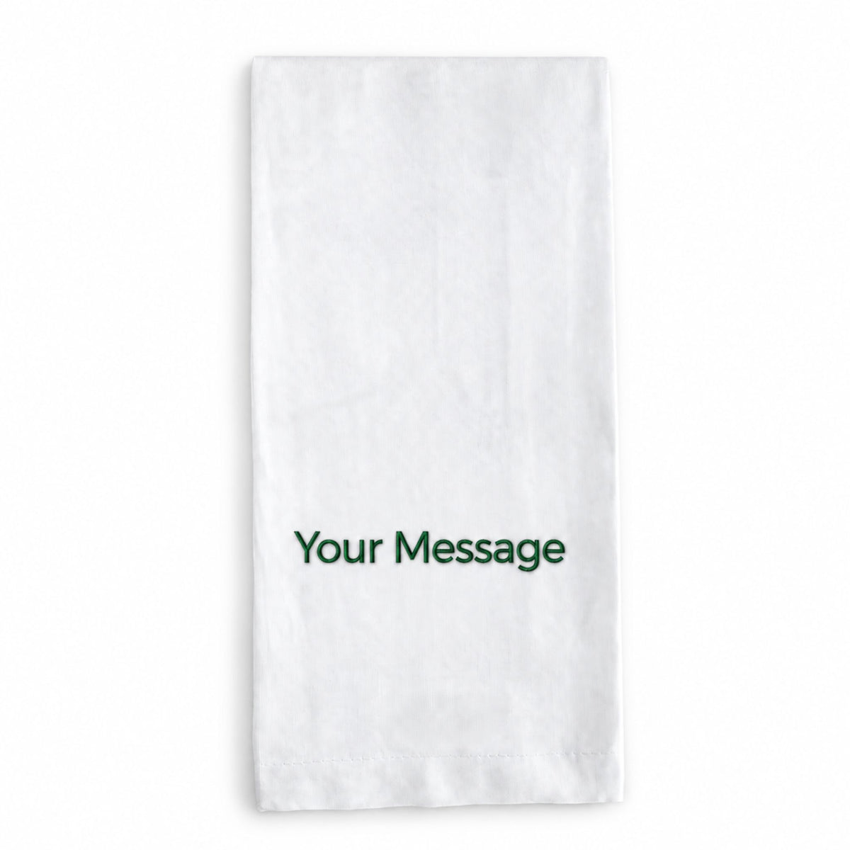 Custom Embroidered Tea Towel - EcoDunia