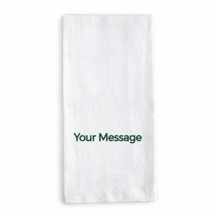 Custom Embroidered Tea Towel - EcoDunia