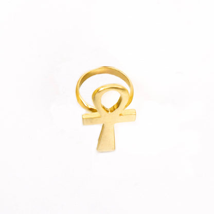 Zani Ankh Cross Ring for Men and Women
