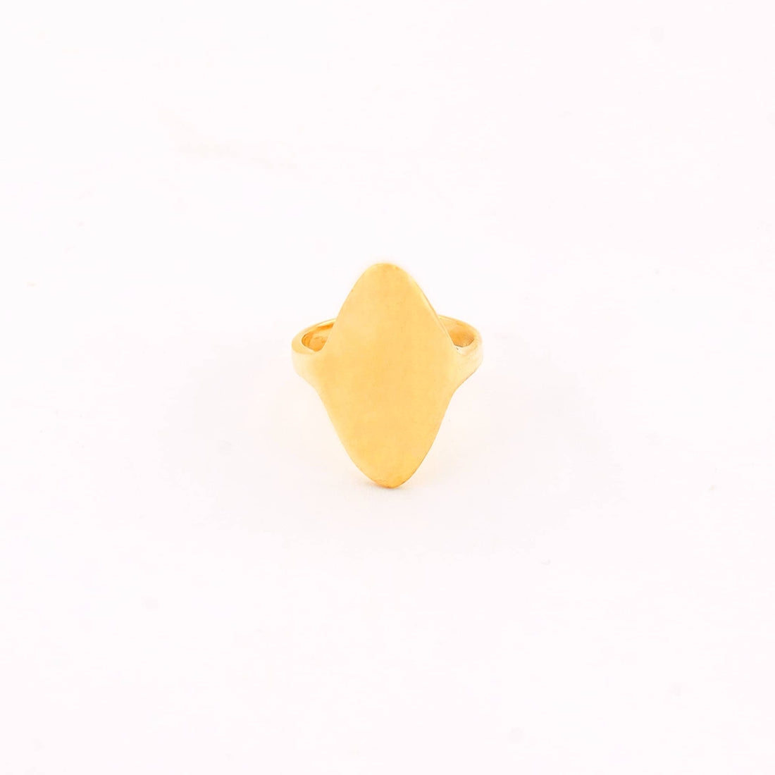 Zawadi Long Oval Signet Ring