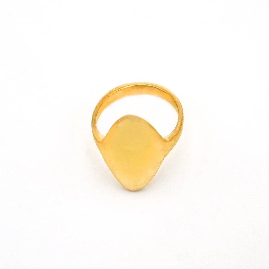 Zawadi Long Oval Signet Ring