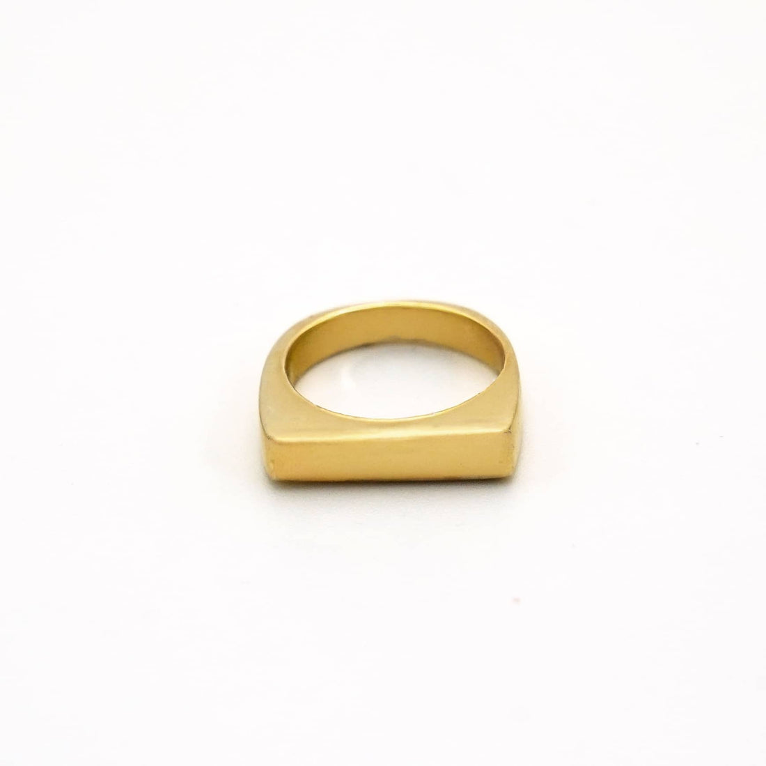 Zia Blade Brass Ring for Men and Women