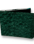 Fish Leather Wallet • Bifold - Slim | Green