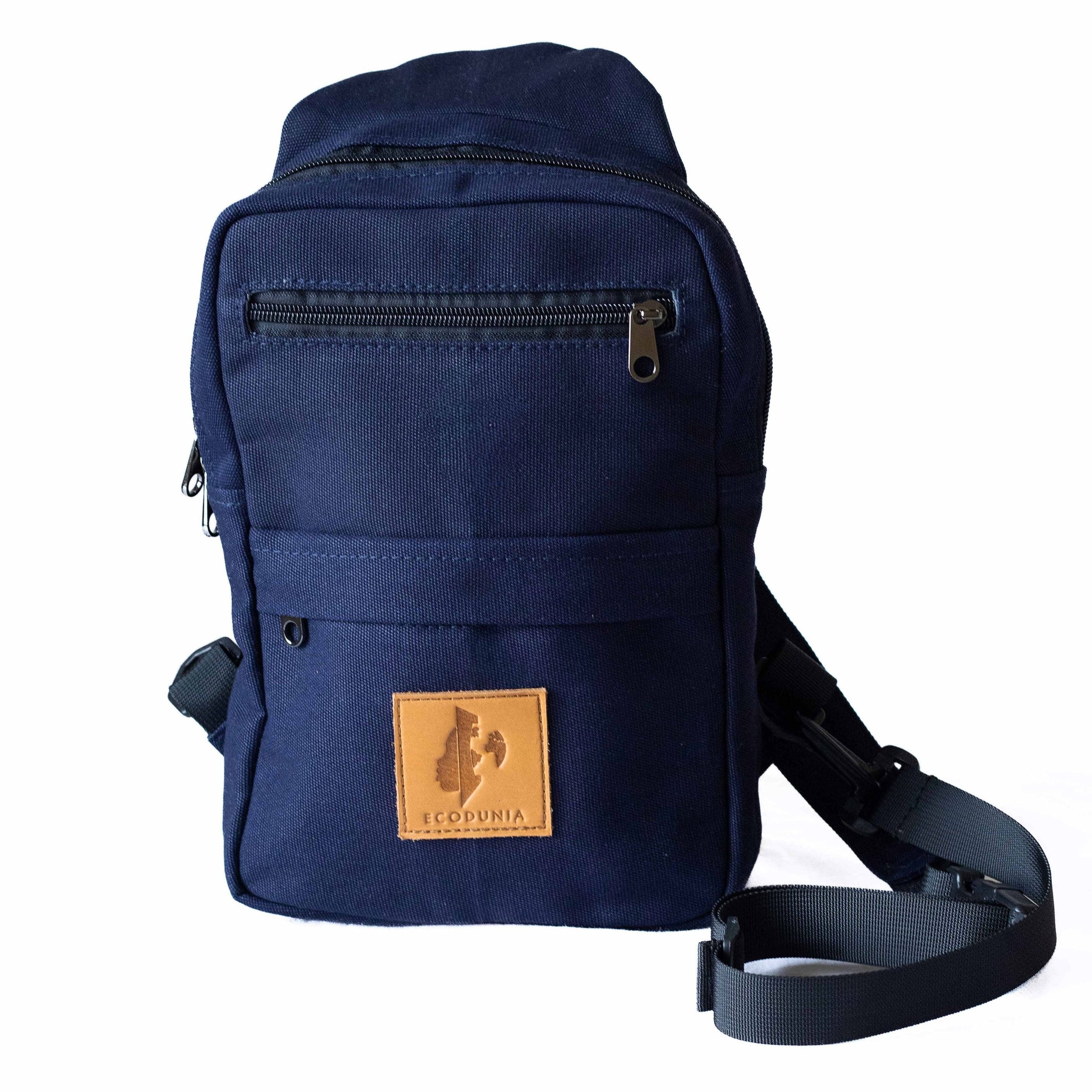 Umoja Sling Bag Navy Blue Canvas