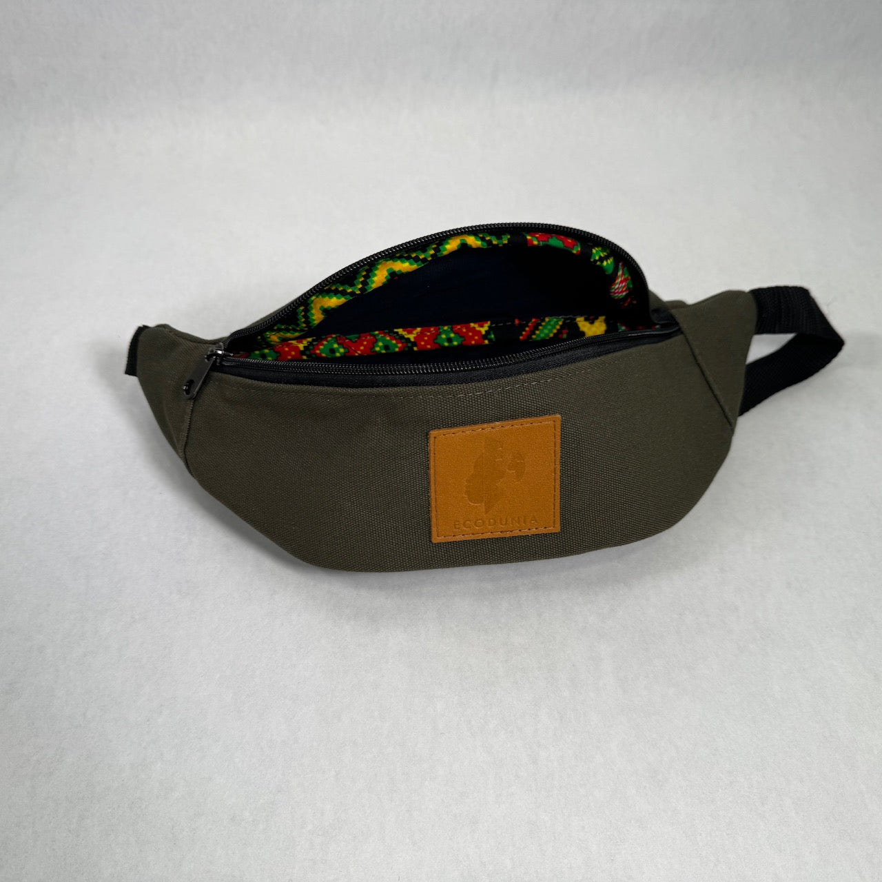 Canvas Fanny Pack- Green Canvas