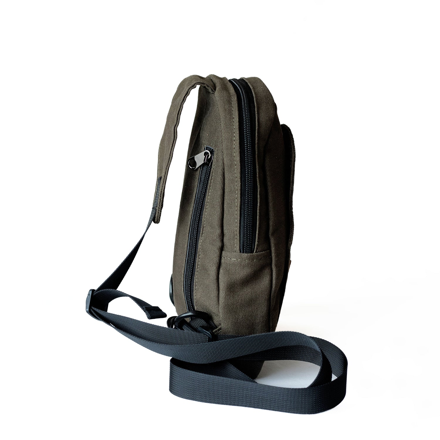 crossbody sling bag travel Small Canvas Crossbody Sling Bag for Men & Women