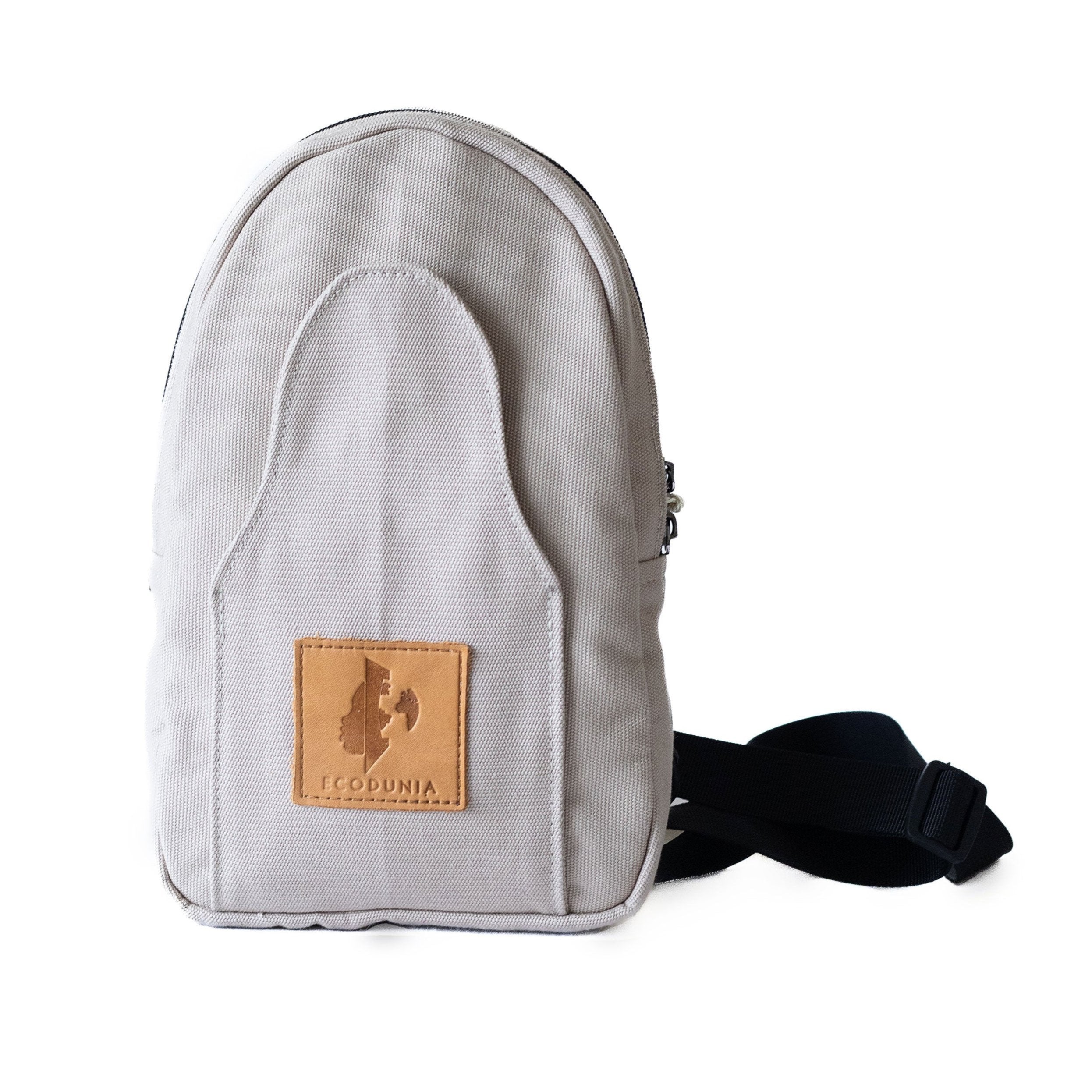 The Buru Bag- Sand White Canvas