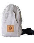 The Buru Bag- Sand White Canvas