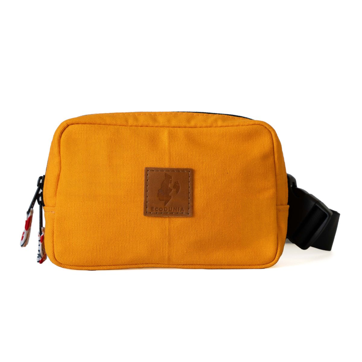 Canvas Large Fanny Pack Crossbody for Men and Women Rust