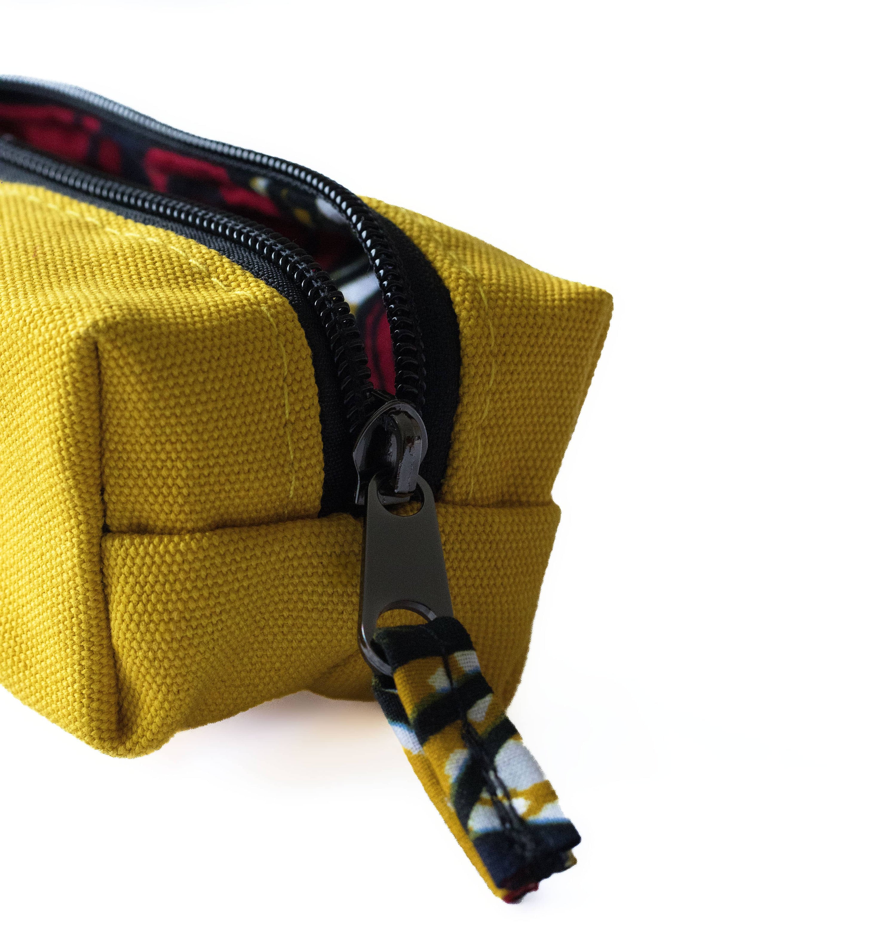 Pencil Pouch Zipper Bag – Fair Trade Cotton Canvas Pencil Case  - EcoDunia 